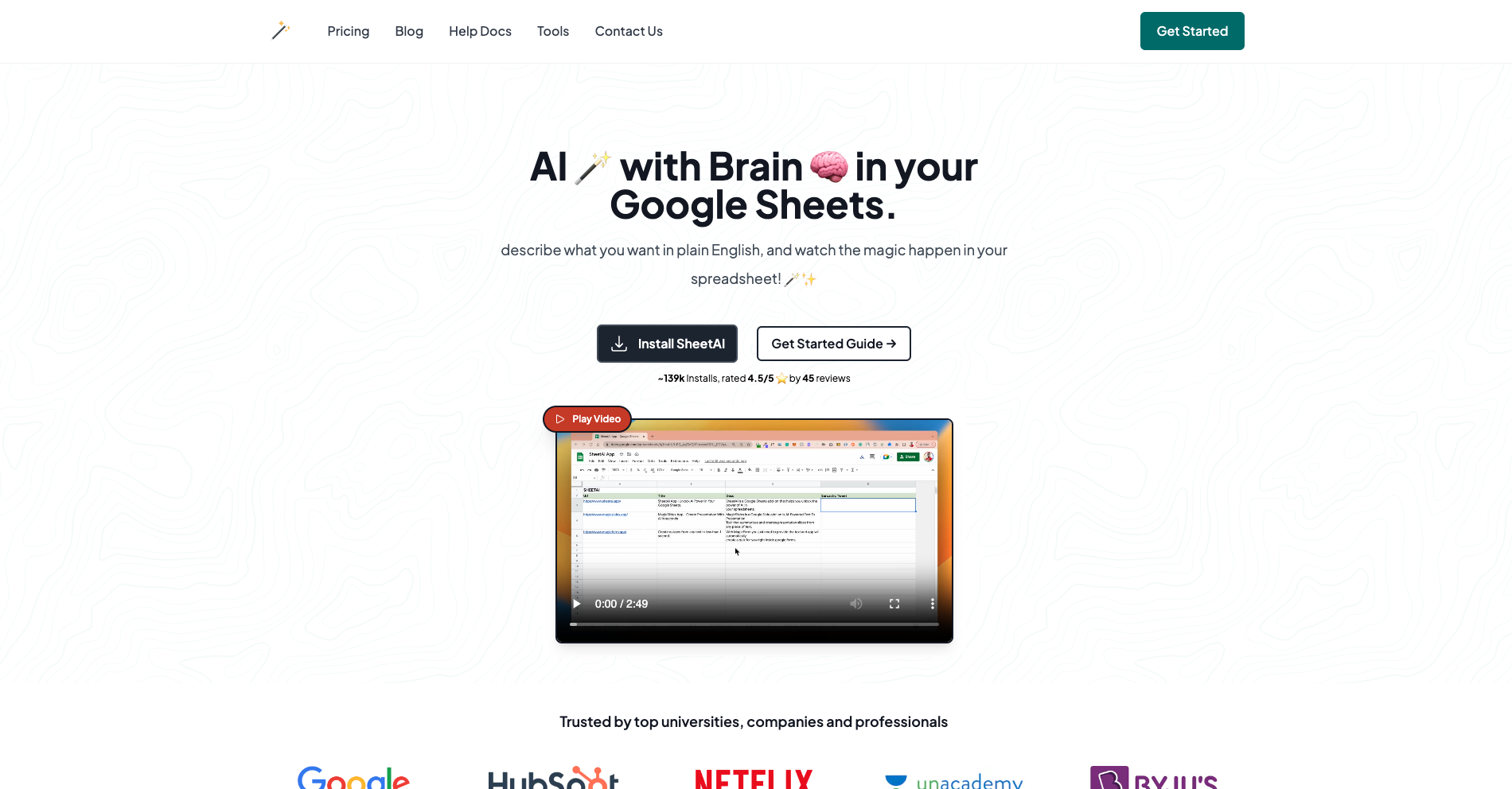 SheetAI.app: Automatizza, Analizza e Crea in Fogli Google